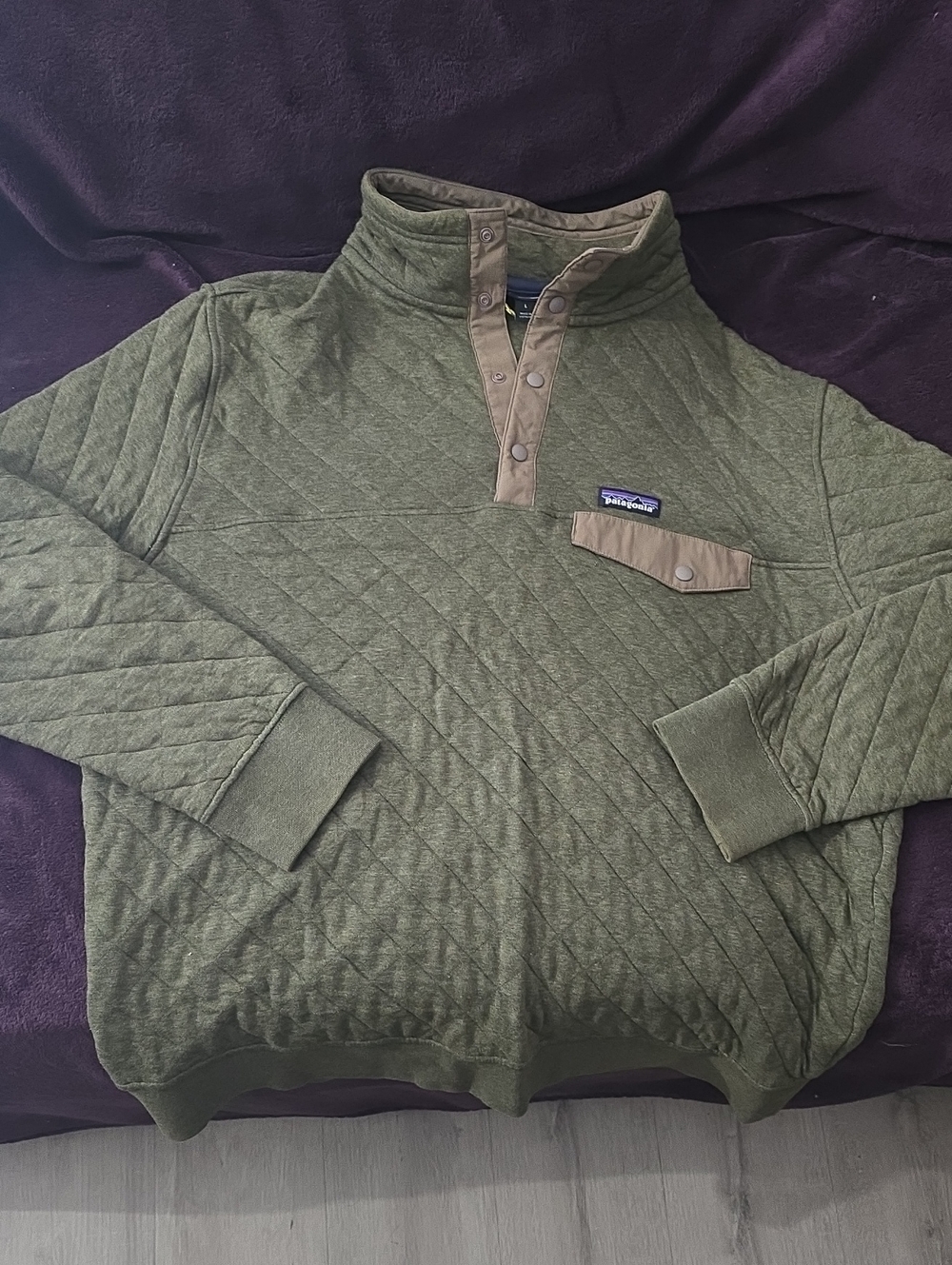 Patagonia Organic Cotton Quilted Sweater